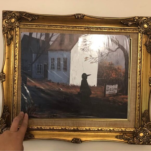 Salem Witch Artwork – 10x14 (Canvas, Dry Mounted) - Picture 1 of 4